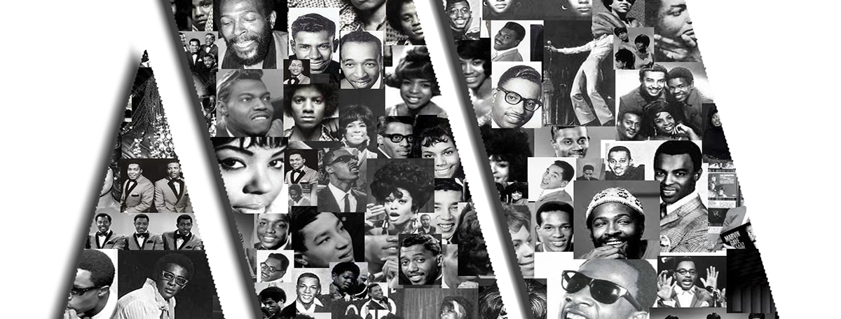 Collage of motown artists